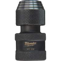 Shockwave Impact Driver Square to Hex Socket Adapter, Impact, 1/4" Drive, 1/2" Socket, 1.875" L M & M Nord Ouest Inc