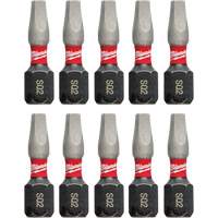 Shockwave Impact Insert Bits, Square, #2, 1/4" Drive M & M Nord Ouest Inc