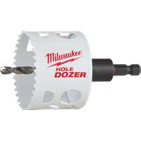Hole Dozer Hole Saw with Arbor, 2-1/2", 1-5/8" Depth of Cut, Bi-Metal M & M Nord Ouest Inc