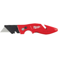 Couteau utilitaire rabattable Fastback, 2" lame, lame en Acier au carbone, poign&eacute;e en M&eacute;tal M & M Nord Ouest Inc