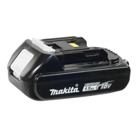 Battery, Lithium-Ion, 18 V, 1.5 A M & M Nord Ouest Inc
