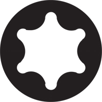 Embout de rechange pour tournevis multi embouts Sixpac Plus, Torx, 6, Prise 1/4" M & M Nord Ouest Inc