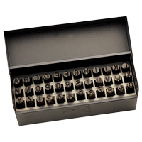 Letter & Number Hand Stamp Set, 36 Pieces M & M Nord Ouest Inc