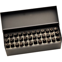 Letter & Number Hand Stamp Set, 36 Pieces M & M Nord Ouest Inc