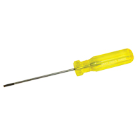 Electrician's Slotted Screwdriver, 1/8" Tip, Round, 7-1/4" L, Plastic Handle M & M Nord Ouest Inc