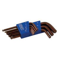 Short Ball End Hex Key Set, 9 Pcs., Metric M & M Nord Ouest Inc