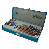 Hex Key Set, 15 Pcs., Metric M & M Nord Ouest Inc