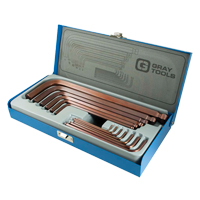 Long Arm Ball Hex Key Set, 13 Pcs., Metric M & M Nord Ouest Inc