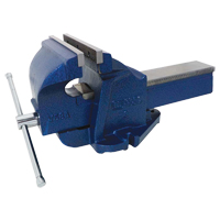 Ductile Iron Mechanics Bench Vise, 8" Jaw Width, 4" Throat Depth M & M Nord Ouest Inc