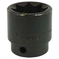 Socket, Impact, 1", 1/2" Drive, 8 Points M & M Nord Ouest Inc