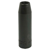 Socket, Impact, 3/8", 3/8" Drive, 6 Points, Deep M & M Nord Ouest Inc