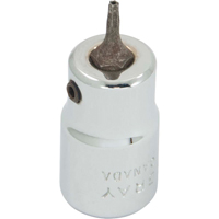 Bit Socket, Torx&reg;, T7 x 2-1/8" L, 3/8" Drive M & M Nord Ouest Inc