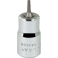 Douille &agrave; embout, Torx, T8 x 2-1/8" lo, Prise 3/8" M & M Nord Ouest Inc