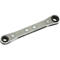 Flat Ratcheting Box Wrench, 1/4" Drive, Plain Handle M & M Nord Ouest Inc