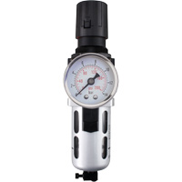 Modular Air Filter/Regulator (Gauge Included), 1/4" NPT, 145 PSI, 0.3 fl. oz. Capacity M & M Nord Ouest Inc
