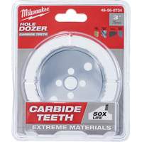 Hole Dozer Saw with Carbide Teeth, 3", 1-63/100" Depth of Cut, Carbide M & M Nord Ouest Inc