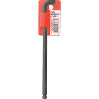 Long-Arm Hex Key Wrench, Ball End, 6 mm x 139 mm L, L Shape M & M Nord Ouest Inc