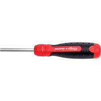 Ratcheting Tamperproof Screwdriver, 8-1/2" L, Cushion Grip Handle M & M Nord Ouest Inc