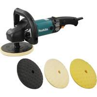 Electronic Polisher, 7" Pad, 120 V, 10 A, 0-3200 RPM UAF045 | M & M Nord Ouest Inc