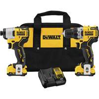 Trousse de perceuse et de tournevis &agrave; percussion &agrave; moteur sans balai Xtreme, Lithium-ion, 12 V M & M Nord Ouest Inc
