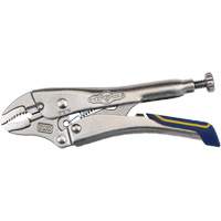 Fast Release Locking Pliers with Wire Cutter, 5" Length, Curved Jaw M & M Nord Ouest Inc