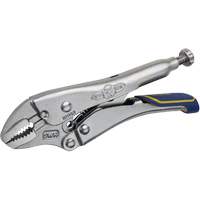 Fast Release Locking Pliers with Wire Cutter, 5" Length, Curved Jaw M & M Nord Ouest Inc