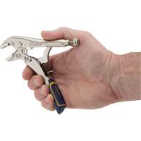 Fast Release Locking Pliers with Wire Cutter, 5" Length, Curved Jaw M & M Nord Ouest Inc