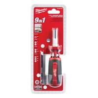 Tournevis &agrave; embouts multiples 9 en 1, 9" lo, Prise Coussin&eacute;e M & M Nord Ouest Inc
