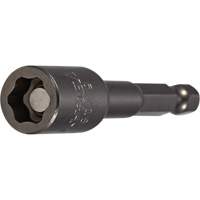 Tourne-&eacute;crou &agrave; lobes, Embout 1/4", Prise 1/4", 2-9/16" lo, Magn&eacute;tique M & M Nord Ouest Inc