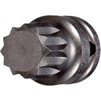 Embout &agrave; ins&eacute;rer, Triple carr&eacute;, 5 x 3/4" lo, Prise 1/4" M & M Nord Ouest Inc