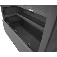 Piano Style Jobsite Storage Box, 60-1/2" W x 34-3/4" D x 49-3/8" H, Grey UAI848 | M & M Nord Ouest Inc