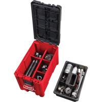 Packout Compact Tool Box, 10" x 16-1/5" x 13", Black/Red M & M Nord Ouest Inc