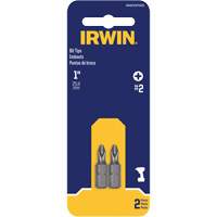 Insert Bits, Phillips, #2, 1/4" Drive M & M Nord Ouest Inc