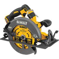 Scie circulaire sans balai Flexvolt Max avec frein &eacute;lectrique (outil seulement), 7-1/4", 60 V M & M Nord Ouest Inc