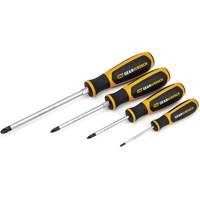 Pozidriv&reg; Dual Material Screwdriver Set, 4 Pcs. M & M Nord Ouest Inc