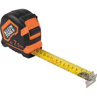 Magnetic Double-Hook Tape Measure, 7.5 m, 1/16"/1 mm Graduations M & M Nord Ouest Inc