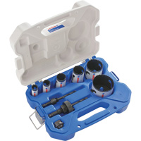 Plumber Bi-Metal Hole Saw Set, 9 Pieces M & M Nord Ouest Inc