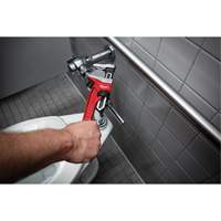 Smooth Jaw Pipe Wrench, 2-5/8" Jaw Capacity, 12" Long, Powder Coated Finish, Ergonomic Handle M & M Nord Ouest Inc