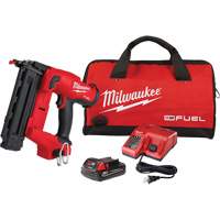 M18 Fuel 18 Gauge Brad Nailer Kit, 18 V, Lithium-Ion M & M Nord Ouest Inc