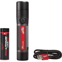 Lampe de poche compacte compatible USB, DEL, 800 lumens, Piles Rechargeable M & M Nord Ouest Inc