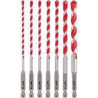 Shockwave Hammer Drill Bit Kit, 7 Pieces, Carbide M & M Nord Ouest Inc