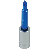 Blue Tip Screwdriver Bit, Phillips, #1, 1/4" Drive M & M Nord Ouest Inc