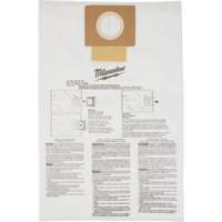 Sacs &agrave; poussi&egrave;re molletonn&eacute;s, 6 gal. US M & M Nord Ouest Inc