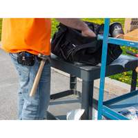 Steel Loop Tool Holder, Hammer Holder, Leather, 0 Pockets M & M Nord Ouest Inc