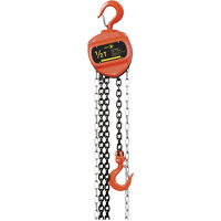 VCH Series Chain Hoist, 20' Lift, 1100 lbs. (0.5 tons) Capacity, Heat-Treated Alloy Steel Chain M & M Nord Ouest Inc