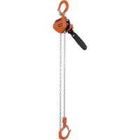 VLP-25-5 VLP Series Lever Puller, 5' Lift, 500 lbs. (0.25 tons) Capacity, Galvanized Steel Chain M & M Nord Ouest Inc