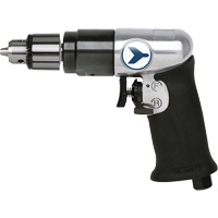 AD38VSRK Perceuse pneumatique &agrave; vitesse variable, 6 pi³/min, 1/4" NPT, 82 dBA, 3/8" mandrin, Avec cl&eacute; M & M Nord Ouest Inc
