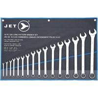 LCWS-16S Long Pattern Combination Wrench Sets, Combination, 16 Pieces, Imperial M & M Nord Ouest Inc