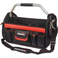 18" Open-Top Tool Carrier, Ballistic Polyester, Black/Red M & M Nord Ouest Inc