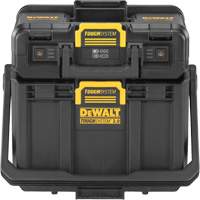 Baladeuse ajustable ToughSystem 2.0 avec rangement, 16" x 11" x 14", Noir/Jaune M & M Nord Ouest Inc